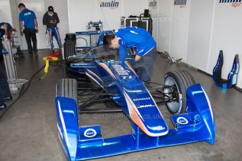 World © MountersPhotography/OctanePhotos.co.uk. FIA Formula E testing Donington Park 9th July 2014. Spark-Renault SRT_01E. Amlin Aguri – Fabio Leimer. Digital Ref : 1031JM1D9936