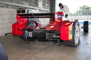 World © MountersPhotography/OctanePhotos.co.uk. FIA Formula E testing Donington Park 9th July 2014. Spark-Renault SRT_01E. China Racing – Jerome d’Ambrosio. Digital Ref : 1031JM1D9943