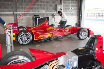 World © MountersPhotography/OctanePhotos.co.uk. FIA Formula E testing Donington Park 9th July 2014. Spark-Renault SRT_01E. China Racing – Jerome d’Ambrosio. Digital Ref : 1031JM1D9947