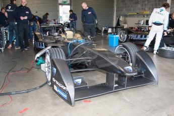 World © MountersPhotography/OctanePhotos.co.uk. FIA Formula E testing Donington Park 9th July 2014. Spark-Renault SRT_01E. TrulliGP – Michela Cerruti. Digital Ref : 1031JM1D9970