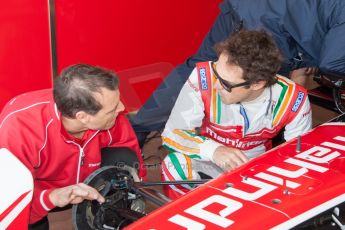 World © MountersPhotography/OctanePhotos.co.uk. FIA Formula E testing Donington Park 9th July 2014. Spark-Renault SRT_01E. Mahindra Racing - Bruno Senna. Digital Ref : 1031JM1D9998