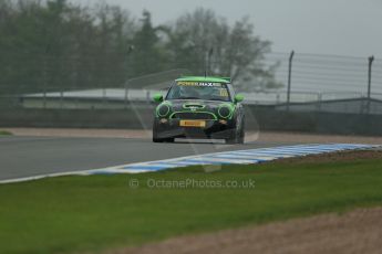 World © Octane Photographic Ltd. Donington Park General testing, Thursday 24th April 2014. Steve Cocker - Mini Cooper John Cooper Works (JCW) - Oakfield Motorsport, Mini Challenge. Digital Ref : 0913lb1d8618
