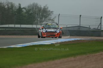 World © Octane Photographic Ltd. Donington Park General testing, Thursday 24th April 2014. Adrian Norman - Team Swanflight - Mini Cooper - Mini Challenge. Digital Ref : 0913lb1d8657