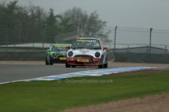 World © Octane Photographic Ltd. Donington Park General testing, Thursday 24th April 2014. William Philips - Mini Cooper and Neal Newstead - Mini Cooper John Cooper Works (JCW) - Oakfield Motorsport, Mini Challenge. Digital Ref : 0913lb1d8665