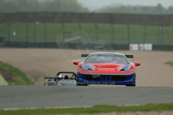 World © Octane Photographic Ltd. Donington Park General testing, Thursday 24th April 2014. Ferrari 458 Italia - F.F.Corse. Digital Ref : 0913lb1d8907
