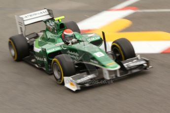 World © Octane Photographic Ltd. Thursday 22nd May 2014. GP2 Practice – Monaco, Monte Carlo. Alexander Rossi - EQ8 Caterham Racing. Digital Ref : 0959CB7D2201