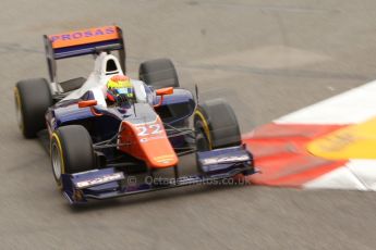 World © Octane Photographic Ltd. Thursday 22nd May 2014. GP2 Practice – Monaco, Monte Carlo. Sergio Canamasas - Trident. Digital Ref : 0959CB7D2217