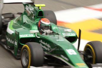 World © Octane Photographic Ltd. Thursday 22nd May 2014. GP2 Practice – Monaco, Monte Carlo. Alexander Rossi - EQ8 Caterham Racing. Digital Ref : 0959CB7D2239