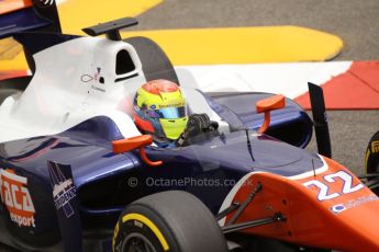 World © Octane Photographic Ltd. Thursday 22nd May 2014. GP2 Practice – Monaco, Monte Carlo. Sergio Canamasas - Trident. Digital Ref : 0959CB7D2280