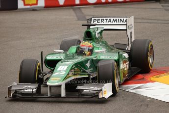 World © Octane Photographic Ltd. Thursday 22nd May 2014. GP2 Practice – Monaco, Monte Carlo. Alexander Rossi - EQ8 Caterham Racing. Digital Ref : 0959CB7D2353