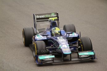 World © Octane Photographic Ltd. Thursday 22nd May 2014. GP2 Practice – Monaco, Monte Carlo. Julian Leal - Carlin. Digital Ref : 0959CB7D2355