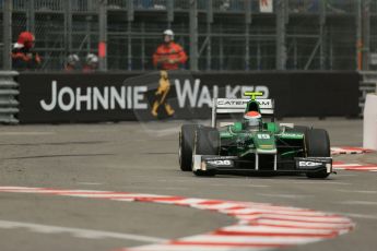 World © Octane Photographic Ltd. Thursday 22nd May 2014. GP2 Practice – Monaco, Monte Carlo. Alexander Rossi - EQ8 Caterham Racing. Digital Ref : 0959LB1D4162