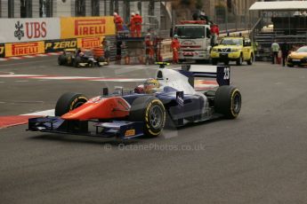 World © Octane Photographic Ltd. Thursday 22nd May 2014. GP2 Practice – Monaco, Monte Carlo. Johnny Cecotto - Trident. Digital Ref : 0959LB1D4329