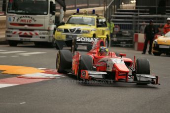 World © Octane Photographic Ltd. Thursday 22nd May 2014. GP2 Practice – Monaco, Monte Carlo. Andre Negrao - Arden International. Digital Ref : 0959LB1D4359