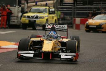 World © Octane Photographic Ltd. Thursday 22nd May 2014. GP2 Practice – Monaco, Monte Carlo. Jolyon Palmer - DAMS. Digital Ref : 0959LB1D4465