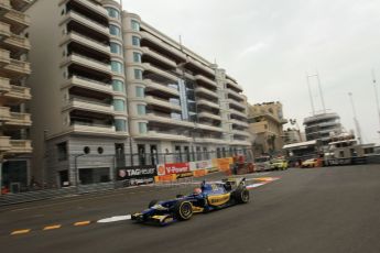 World © Octane Photographic Ltd. Thursday 22nd May 2014. GP2 Practice – Monaco, Monte Carlo. Felipe Nasr - Carlin. Digital Ref : 0959LB1D6464