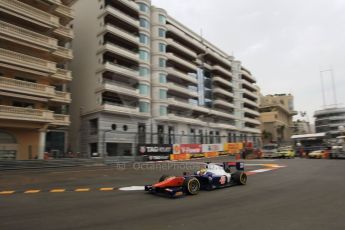 World © Octane Photographic Ltd. Thursday 22nd May 2014. GP2 Practice – Monaco, Monte Carlo. Sergio Canamasas - Trident. Digital Ref : 0959LB1D6478