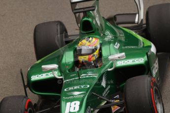 World © Octane Photographic Ltd. Thursday 22nd May 2014. GP2 Qualifying – Monaco, Monte Carlo. Rio Haryanto - EQ8 Caterham Racing. Digital Ref : 0962CB7D2509