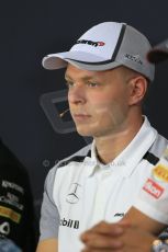 World © Octane Photographic Ltd. Thursday 17th July 2014. German GP, Hockenheim - Formula 1 FIA Press Conference. McLaren Mercedes MP4/29 – Kevin Magnussen. Digital Ref: 1033LB1D3896
