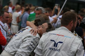 World © Octane Photographic Ltd. Sunday 20th July 2014. German GP, Hockenheim. - Formula 1 Parc Ferme. Williams Martini Racing FW36 – Valtteri Bottas. Digital Ref: 1052LB1D8773