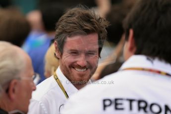 World © Octane Photographic Ltd. Sunday 20th July 2014. German GP, Hockenheim. - Formula 1 Parc Ferme. Williams Martini Racing – Rob Smedley and toto Wolff. Digital Ref: 1052LB1D8784