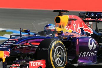 World © Octane Photographic Ltd. Friday 18th July 2014. German GP, Hockenheim. Formula 1 Practice 1. Infiniti Red Bull Racing RB10 - Sebastian Vettel. Digital Ref: 1035LB1D4218