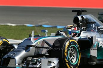 World © Octane Photographic Ltd. Friday 18th July 2014. German GP, Hockenheim. - Formula 1 Practice 1. Mercedes AMG Petronas F1 W05 Hybrid – Lewis Hamilton. Digital Ref: 1035LB1D4279