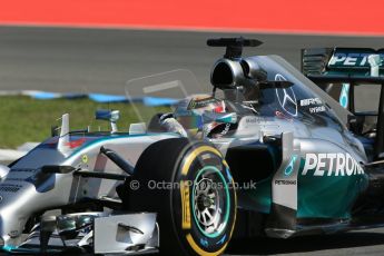 World © Octane Photographic Ltd. Friday 18th July 2014. German GP, Hockenheim. - Formula 1 Practice 1. Mercedes AMG Petronas F1 W05 Hybrid – Lewis Hamilton. Digital Ref: 1035LB1D4318