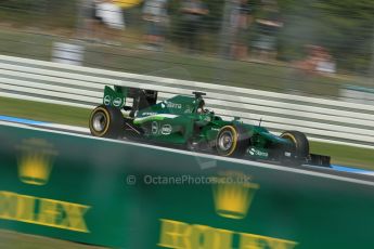 World © Octane Photographic Ltd. Friday 18th July 2014. German GP, Hockenheim. - Formula 1 Practice 1. Caterham F1 Team CT05 – Kamui Kobayashi. Digital Ref: 1035LB1D4456