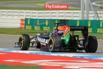 World © Octane Photographic Ltd. Friday 18th July 2014. German GP, Hockenheim. - Formula 1 Practice 1. Sahara Force India VJM07 – Nico Hulkenburg. Digital Ref : 1035LB1D4531