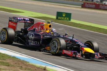World © Octane Photographic Ltd. Friday 18th July 2014. German GP, Hockenheim. - Formula 1 Practice 2. Infiniti Red Bull Racing RB10 – Daniel Ricciardo. Digital Ref: 1037LB1D44520