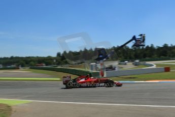 World © Octane Photographic Ltd. Friday 18th July 2014. German GP, Hockenheim. - Formula 1 Practice 2. Scuderia Ferrari F14T – Kimi Raikkonen. Digital Ref: 1037LB1D4837