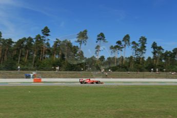 World © Octane Photographic Ltd. Friday 18th July 2014. German GP, Hockenheim. - Formula 1 Practice 2. Scuderia Ferrari F14T – Kimi Raikkonen. Digital Ref: 1037LB1D4994