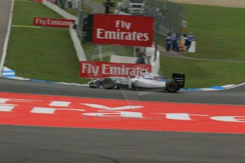 World © Octane Photographic Ltd. Sunday 20th July 2014. German GP, Hockenheim. - Formula 1 Race. Williams Martini Racing FW36 – Valtteri Bottas. Digital Ref: