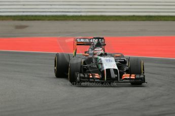 World © Octane Photographic Ltd. Sunday 20th July 2014. German GP, Hockenheim. - Formula 1 Race. Sahara Force India VJM07 – Nico Hulkenburg. Digital Ref :