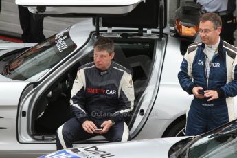 World © Octane Photographic Ltd. Sunday 20th July 2014. German GP, Hockenheim. - Formula 1 Pitlane. Mercedes Safty car (SLS AMG) with Dr.Ian Roberts. Digital Ref: