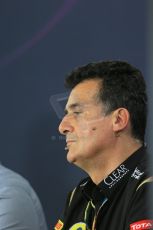 World © Octane Photographic Ltd. Federico Gastaldi - Lotus F1 Team. Hockenheim F1 Team Press Conference. Digital Ref: 1040LB1D5813