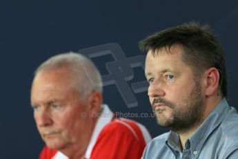 World © Octane Photographic Ltd. Paul Hembery - Motorsport Director of Pirelli. Hockenheim F1 Team Press Conference. Digital Ref: 1040LB1D5820