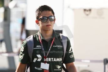 World © Octane Photographic Ltd. Friday 18th July 2014. GP2 Practice Session – German GP - Hockenheim. Rio Haryanto - EQ8 Caterham Racing. Digital Ref : 1036CB7D4629