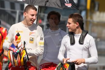 World © Octane Photographic Ltd. Friday 18th July 2014. GP2 Qualifying – German GP - Hockenheim. Raffaele Marciello - Racing Engineering and Stoffel Vandoorne - ART Grand Prix. Digital Ref :