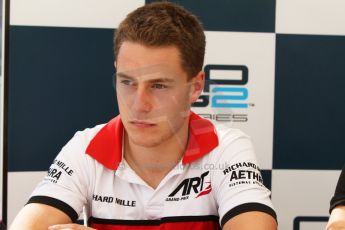 World © Octane Photographic Ltd. Friday 18th July 2014. GP2 Qualifying press conference – German GP - Hockenheim. Stoffel Vandoorne - ART Grand Prix (2nd). Digital Ref :