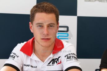 World © Octane Photographic Ltd. Friday 18th July 2014. GP2 Qualifying press conference – German GP - Hockenheim. Stoffel Vandoorne - ART Grand Prix (2nd). Digital Ref :