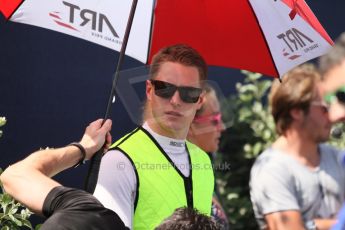 World © Octane Photographic Ltd. Saturday 19th July 2014. GP2 Race 1 – German GP - Hockenheim. Stoffel Vandoorne with cooling jacket - ART Grand Prix. Digital Ref : 1045CB7D5389