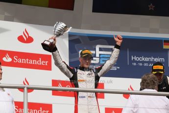 World © Octane Photographic Ltd. Saturday 19th July 2014. GP2 Race 1 – German GP - Hockenheim. Stoffel Vandoorne - ART Grand Prix (2nd). Digital Ref : 1045CB7D5578
