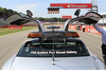 World © Octane Photographic Ltd. Saturday 19th July 2014. GP2 Race 1 – German GP - Hockenheim. FIA Safety car (Mercedes SLS AMG). Digital Ref : 1045CB7D6138