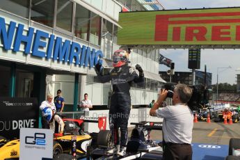 World © Octane Photographic Ltd.  Saturday 19th July 2014. GP2 Race 1 – German GP - Hockenheim. Mitch Evans - RT Russian Time (1st). Digital Ref : 1045CB7D6265