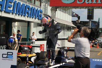 World © Octane Photographic Ltd.  Saturday 19th July 2014. GP2 Race 1 – German GP - Hockenheim. Mitch Evans - RT Russian Time (1st). Digital Ref : 1045CB7D6274