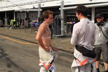 World © Octane Photographic Ltd. Saturday 19th July 2014. GP2 Race 1 – German GP - Hockenheim. Simon Trummer and Adrian Quaife-Hobbs - Rapax. Digital Ref : 1045CB7D6302