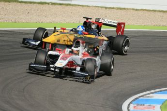 World © Octane Photographic Ltd. Saturday 19th July 2014. GP2 Race 1 – German GP - Hockenheim. Jolyon Palmer – DAMS. Digital Ref : 1045LB1D7447