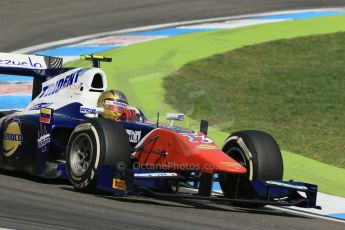 World © Octane Photographic Ltd. Saturday 19th July 2014. GP2 Race 1 – German GP - Hockenheim. Johnny Cecotto - Trident. Digital Ref : 1045LB1D7518